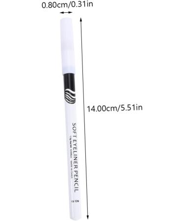 HAPINARY 48 Pcs Eyeliner Pencil Sweat Resistant Liquid Eyeliner Liquid Eyeshadow White Marker Pen Wooden Pole - Buy Online on GoSupps.com