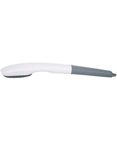 Electric Silicone Bath Brush - Waterproof Vibrating Body Shower Cleansing & Massager - Long Handle Multi-functional Design (Gray) - Buy Online on GoSupps.com