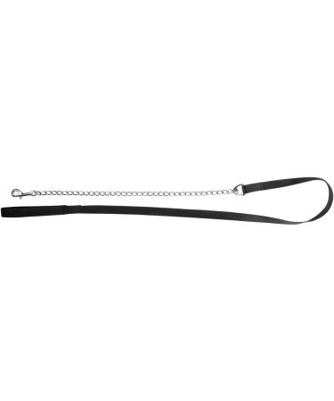 PFIFF 102990 Lead Rope with 70 cm Long Chain Carabiner Hook Tie Rope 200 cm Black black 200 cm - Buy Online on GoSupps.com