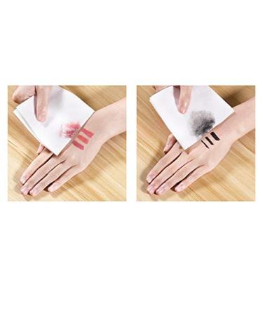100pcs Disposable Cotton Face Towels - Clean Makeup Removal Wipes for Gentle Skin Care - Buy Online on GoSupps.com