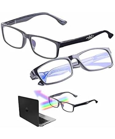 Infactory 2 Pack Reading Glasses - Blue Light Blocking Screen Glasses with 2.0 Diopters - Eye-Friendly Filters for Comfortable Viewing - Buy Online on GoSupps.com