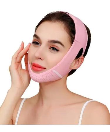 Mayorquin- Reusable V Line Lifting Mask- Breathable V-Shaped Face Lifting Belt- Facial Slimming Strap for Women and Men- Chin Strap for Skin Elasticity and Tightening Support