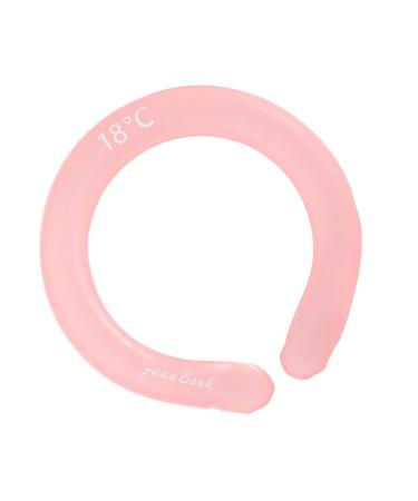 NOLITOY 1pc Ice Bolster Ice Pad Cooling Neck Collar Heat Prevention Cooling Pad Freeze Cooling Neck Pillow Neck Cooler Tube Summer Heat Neck Outdoor Summer Items Pink Ice Crystal Mixture 18X17X2CM Pink