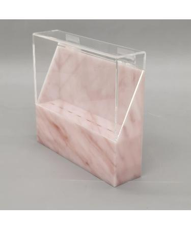 8-Hole Dust-Proof Tweezers Holder Stand for Eyelash Extensions - Pink Acrylic Display Stand Salon Organizer - Buy Online on GoSupps.com