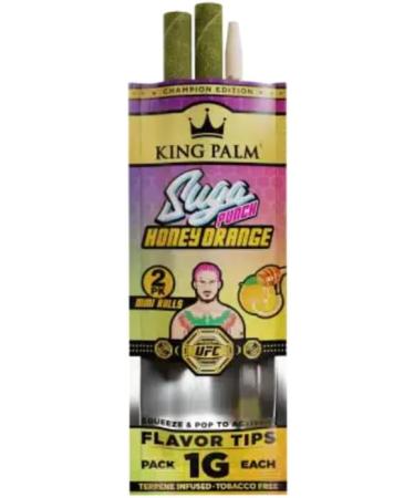 King Palm | 4 Honey Orange & Red Velvet Mini Rolls | Leaf Flavoured Pre Rolls | Twin Pack | LIMITED EDITION | - Buy Online on GoSupps.com