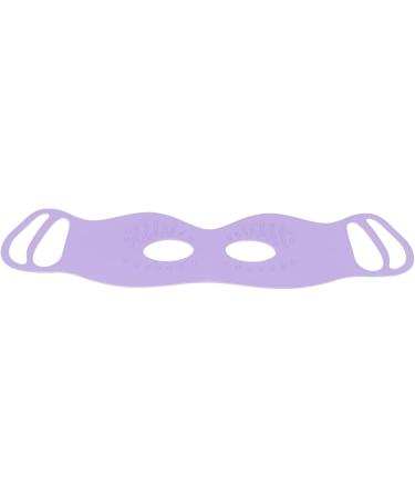 Qukaim Silica Gel Eye Patch Silicone Hanging Ear Eye Pad Washable Double Sided Eye Patch with Eye Holes Purple - Buy Online on GoSupps.com