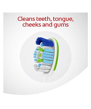 Colgate 360 Surround Manual Toothbrushes - 6 Count (Pack of 1) | With Tongue and Cheek Cleaner - Buy Online on GoSupps.com