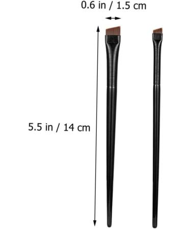 FOMIYES 3 Sets Eyeliner Brush Makeup Brush Eyebrowhack Eyebrow Hack Slanted Eyebrow Brush Portable Makeup Brush Women s Suits Cosmetology Kit Brow Coloring Brush Eyebrow Bevel Tool - Buy Online on GoSupps.com