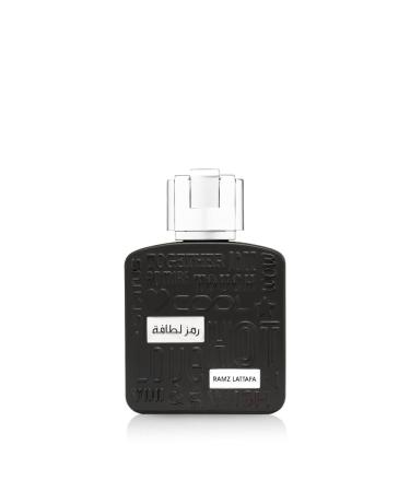 Lattafa Ramz Silver for Unisex Eau de Parfum Spray 3.4 Ounce / 100 ml