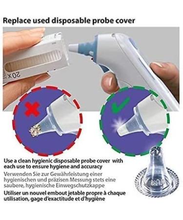 Braun Thermoscan 7 IRT6520 Thermometer with Bonus 40 Lens Filters - Buy Online on GoSupps.com