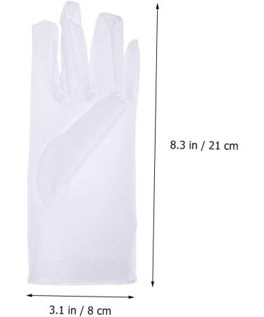 Healeved 20 Pairs Moisturizing Sun Sun Protection Protective Microfiber Moisturizing Work Miss Jewelry White Thin - Buy Online on GoSupps.com