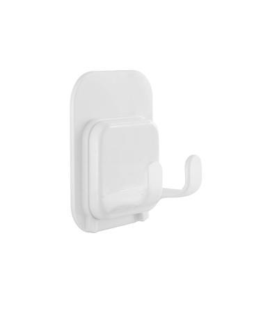 Jiacheng29_ Razor Holder Strong Stickiness Multipurpose Razor Power Plug Organizer Hook for Bedroom White