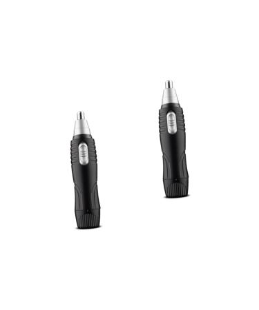 minkissy 2 Pieces 2 1 Manscape Trimmer For Men And Beard Hair Trimmer And Beard Trimmer For Men Hair Clipper Nose Hair Trimmer For Men Hair Organ Electric Mens Mediumx2pcs Blackx2pcs