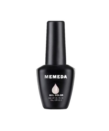 MEMEDA 15ml Gel Nail Polish - Soak Off UV LED Peal White Varnish (Shiny Finish) - Buy Online on GoSupps.com