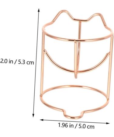 POPETPOP Beauty Egg Holder Beauty Sponge Holder Egg Powder Puff Makeup Sponge Holder Makeup Holder Drying Rack Powder Puff Display Makeup Sponge Stand Hollow Bracket Metal - Buy Online on GoSupps.com