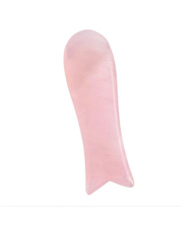 Powder Crystal Jade Scraping Board Facial Beauty Tool Pink Mermaid