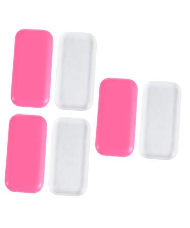 minkissy 6pcs False Eyelash Extension Pad False Lashes Pallet Silicone Pallet for Loose Lash Fake Lashes Silicone Eyelash Extension Pad Eyelash Jade Washers Gasket Fake Eyelashes