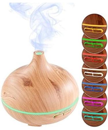 Carlo Milano Aroma Diffuser & Humidifier - 300ml Wood Look with LED Color Change | International Shipping - Buy Online on GoSupps.com