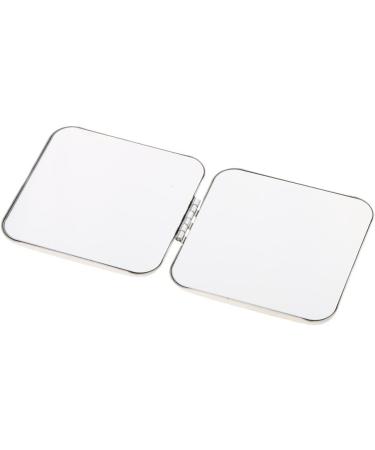 Tenlacum Metal Compact Pocket Mirror - Double Sided Portable Unbreakable Surface Silver | Perfect Travel Accessory - Buy Online on GoSupps.com