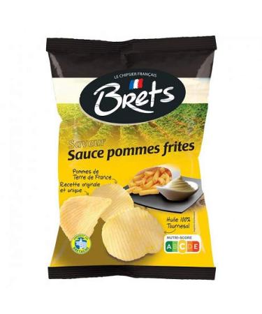 BRET'S - Chips with French Fries Sauce 125G - Pack of 4