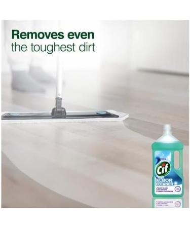 Cif Floor Cleaner All Purpose Cleaner Shiny clean 950ml Ocean Scent 5Pk + Our Gift for You: Organza Small Bag Size: 9x7x0.1cm - Buy Online on GoSupps.com