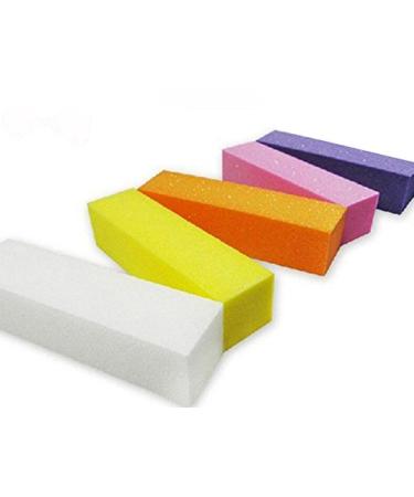 12PCS Colorful Square Nail File Sponge Art Buffer Set - Nail Buffer, Polisher, Pedicure Tool Kit for Grit Sanding Block - Manicure and Pedicure Nail Tool Kit for Toenails and Fingernails - Buy Online on GoSupps.com