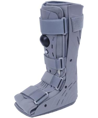 Ankle Fracture Boot Walker Boot Foot Semi-rigid Frame And Straps Full Wrap Inflatable System For Sprained Ankle Foot Pain Recovery Stress Fracture Broken Foot Achilles Tendonitis (Size : Large)