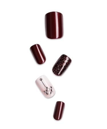 Impress Press-On Manicure BIPL100F Quartz Medium Length Nails - 30 Count - Buy Online on GoSupps.com