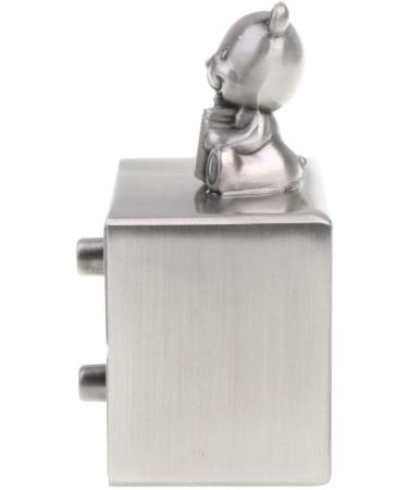 A Set of My First Tooth & Curl Trinket Boxes Tin Baby Keepsake Christening Boy Girl Gift - Antique Silver 4 - Buy Online on GoSupps.com