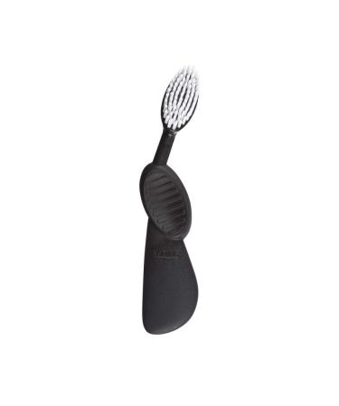 RADIUS Flex Brush Soft Toothbrush - Right Handed, Black | Gentle Clean & Eco-Friendly - Buy Online on GoSupps.com