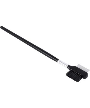Eyelash Eyebrow Brush Metal Steel Eyelash Separator Comb Wood Handle Double Head Extension Makeup Supplies for Professional and Travel - Buy Online on GoSupps.com