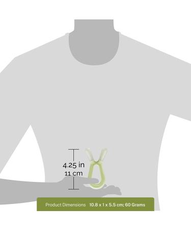 ZoLi Bunny Baby Teether | Molar Gum Relief Toy for Babies | BPA-Free | Pack of 2 | Sage Green & Ash Grey - Buy Online on GoSupps.com