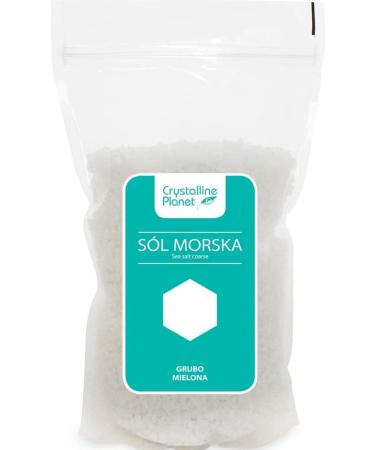 Coarse Crushed Sea Salt 1kg - Skarby Oceanu