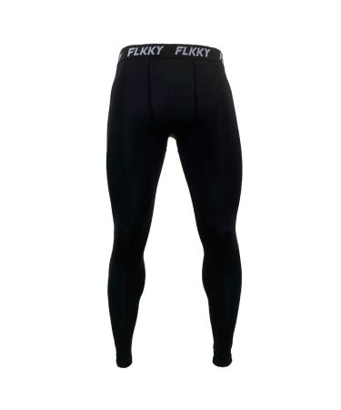 FLKKY Jiu Jitsu Spats Tights Mens Compression Base Layer Workout BJJ Spats Leggings Tights Martial Arts Pants. XX-Large