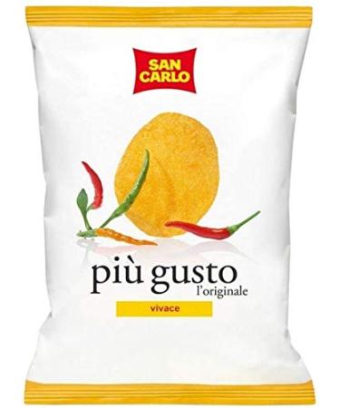SAN CARLO San Carlo Pi Gusto Vivace Lot de 20 copeaux de patatine 50 g