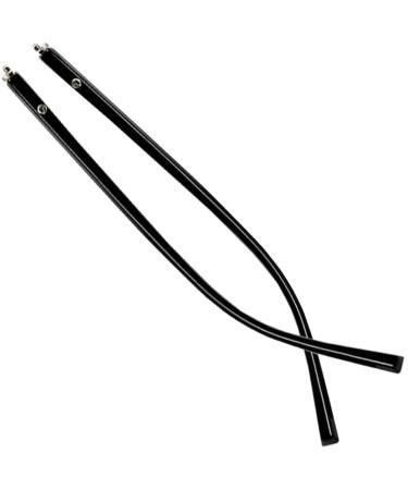 VekkEr Eyeglass Temple Replacement1 Pair Matte Black Plastic Eyeglass Temple Repair Eyeglass Replacement Temples