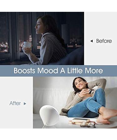 UV-Free 10000 Lux LED Light Therapy Lamp | Touch Control, 3 Brightness Levels, Memory Function | Compact Size for Bright White Therapy - Buy Online on GoSupps.com
