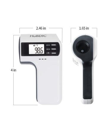 Medical Grade Non-Contact Infrared Forehead Thermometer for Adults and Kids - Touchless Digital Thermometer with LCD Display and Memory Function - FS-300 (Black) - Buy Online on GoSupps.com