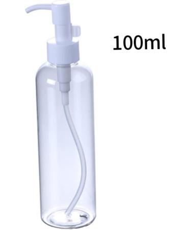Bottle Plastic Press Transparent Lotion Dispenser Bottle Cosmetic Containers for Travel 100ML Plastic Press Bottle - Buy Online on GoSupps.com