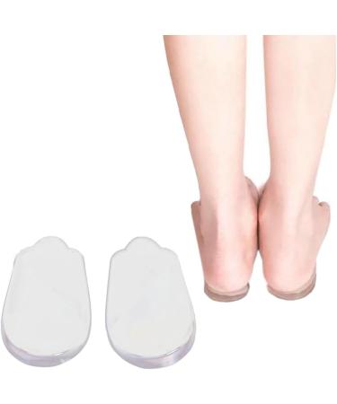 Optimized Meta Title: "Supportive Transparent Kids O Leg Corrector Shoe Pads - Unisex Adhesive Heel Cushion - Buy Online on GoSupps.com