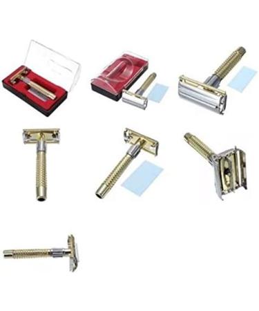Tommy Lambert Double Edge Safety Razor Set for Men - Premium Quality Blade Shaving Kit - Buy Online on GoSupps.com
