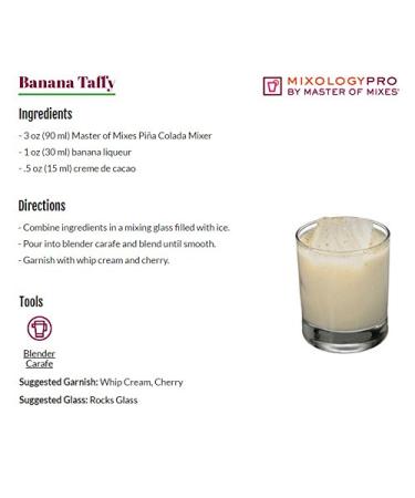 Master of Mixes Pina Colada Drink Mix - Ready to Use, 1L Bottle (Pack of 3) | Delicious Tropical Cocktail - Buy Online on GoSupps.com