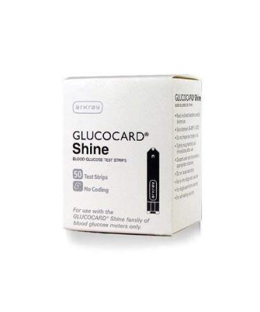 CJ542050BX - GLUCOCARD Shine Blood Glucose Test Strip (50 count)