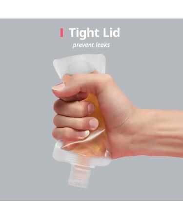 Travel Bottles Set - 15 Pieces 100ml Squeeze Bottles for Toiletries Perfect for Air Travel Shampoo Gel & Cream - Mulaibdin - Buy Online on GoSupps.com