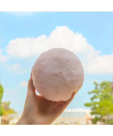 Large Jumbo Peach-Shaped Fluffy Makeup Sponge - Portable Cosmetic Applicator for Face & Body (10.2 cm) - Ideal for Smooth Blending - Buy Online on GoSupps.com