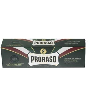  Proraso Proraso Shaving soap in cooling tube 3 x 150 ml dense beard soap creamy and enriched with eucalyptus and menthol oil made in Italy - Buy Online on GoSupps.com