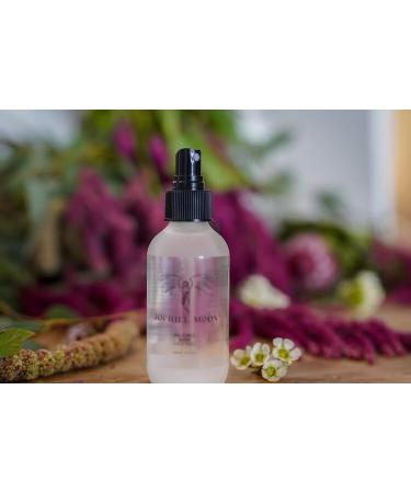Jophiel Moon Pure Rose De Mai Hydrolyzed Face Mist for Hydration Redness Relief & Makeup Setting | Clean Botanical Toner Mist to Calm Balance & Refresh Evolving Skin w/Ultra-Fine Rose Water (4 oz)