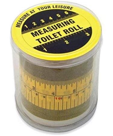 Funny Measuring Tape Toilet Paper - Hilarious Size Scale Toilet Paper Joke for All Occasions - Buy Online on GoSupps.com
