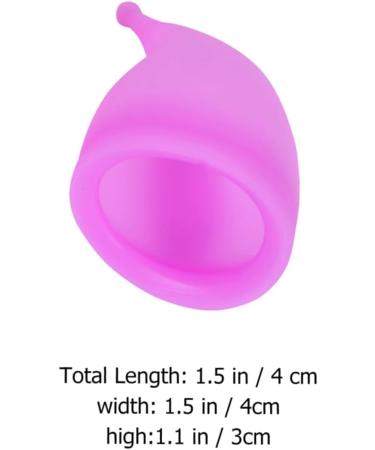 Buy Healvian Silicone Period Cup - Soft Rubber Replacement for Women | 1 Pack Violet Purple - Buy Online on GoSupps.com