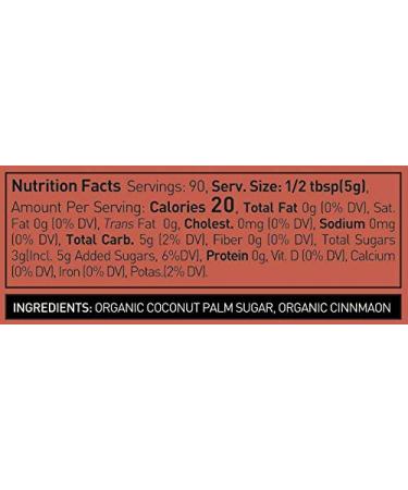 Organic Elements Truffles Cinnamon Coconut Palm Sugar - 1lb Pack (90 Servings) | Fair Trade, Non-GMO, Vegan Sugar Substitute for Baking - Buy Online on GoSupps.com